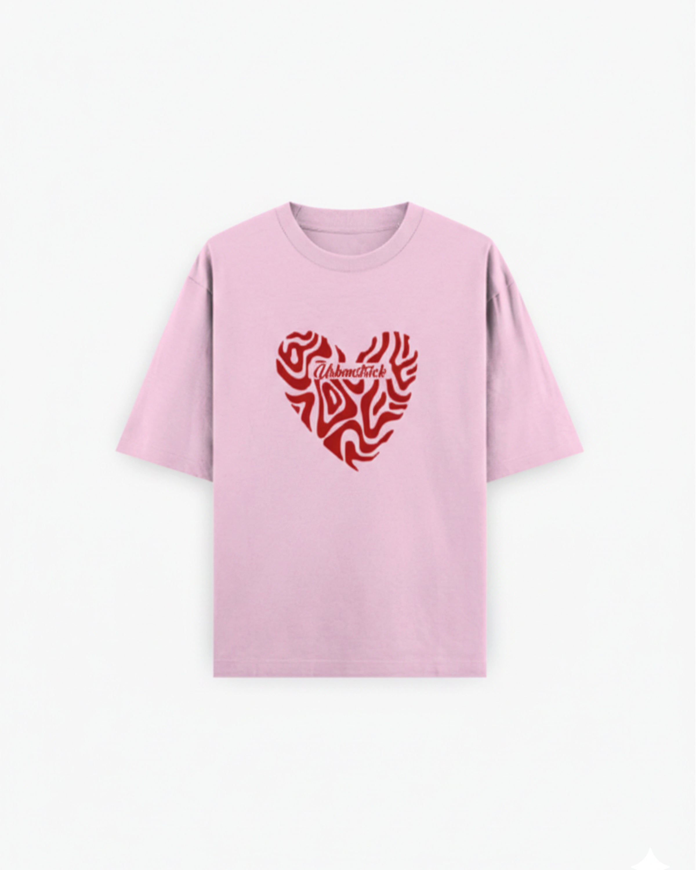 Heart of Urbanstrick Cotton T-Shirt – Premium Oversized Streetwear Graphic Tee for Men & Women