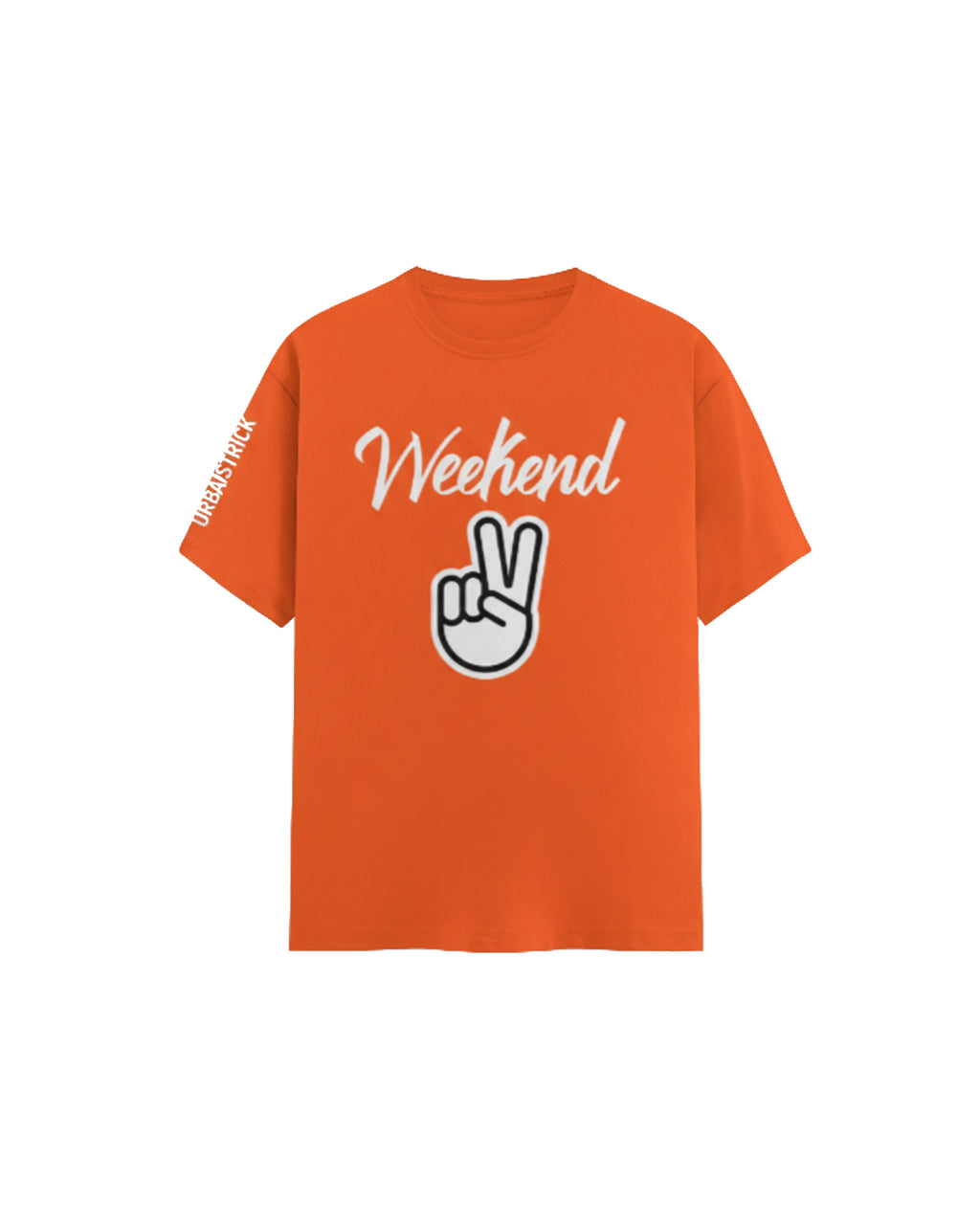Weekend Cotton T-Shirt – Trendy Oversized Casual Graphic Tee for Men & Women